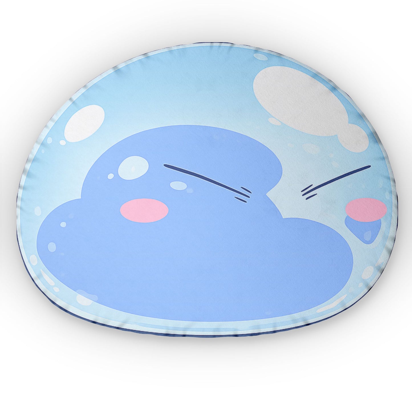 Slime Cute Blue Cloud Shaped Pillow — Kawaii Nursery Accent Cushion