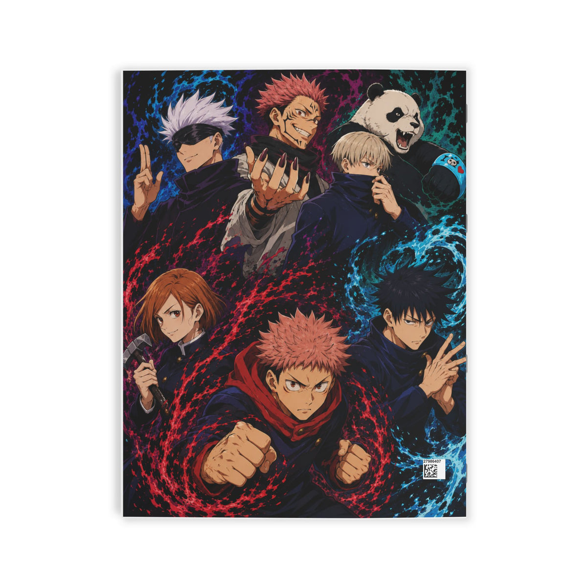 JJK Anime Coloring Book — Jujutsu Kaisen Characters Art Book