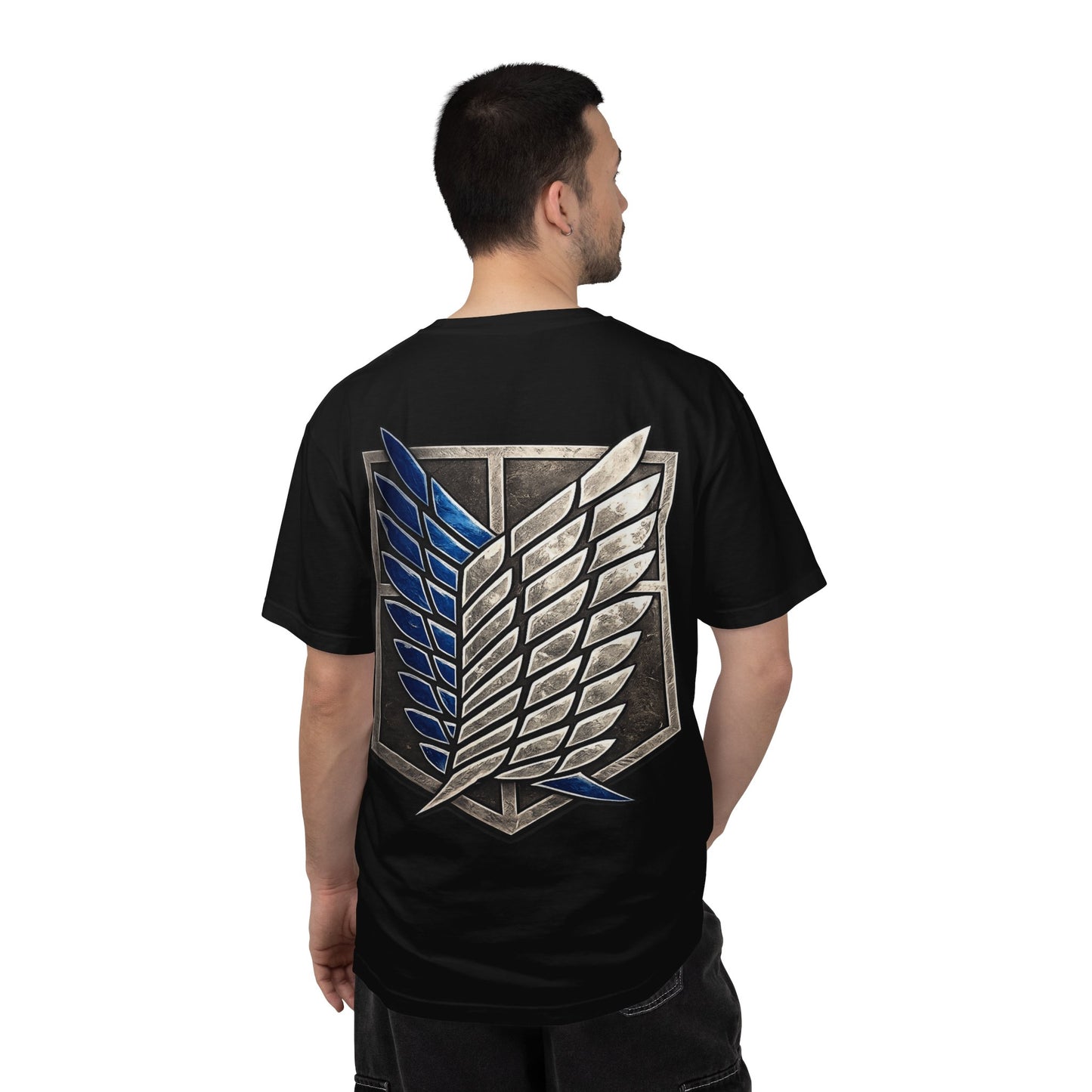 Scout Regiment T-Shirt — Wings of Freedom Military Emblem Tee