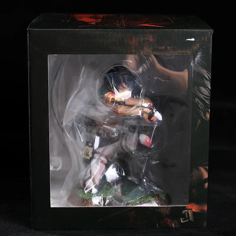 Anime Attack on Titan Mikasa Ackerman 203 Eren Jaeger 207 Rivaille 213 Dolls PVC Action Figure Collective Toy