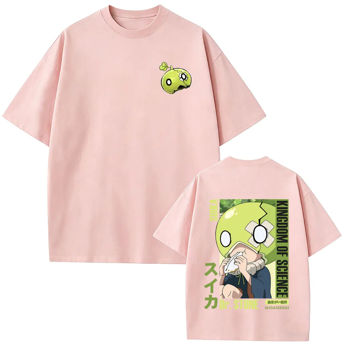 Dr. Stone Suika Anime T-Shirt – Unisex Oversized Vintage Manga Graphic Tee