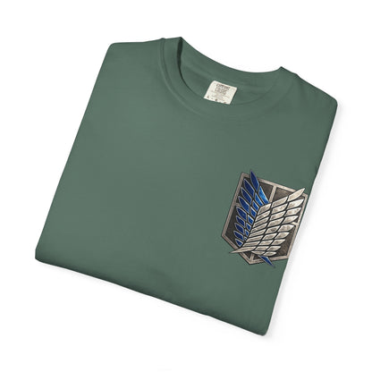 Attack on Titan Scout Regiment Tee — Eren vs Colossal Back Graphic T-Shirt