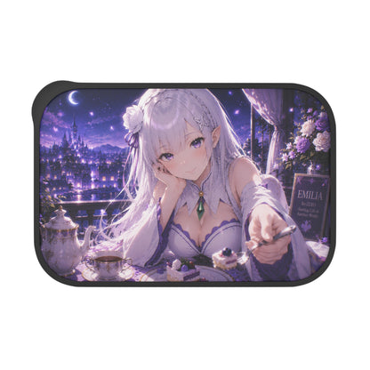 Re:Zero Anime Emilia PLA Bento Box with Band & Utensils – Night Tea Picnic
