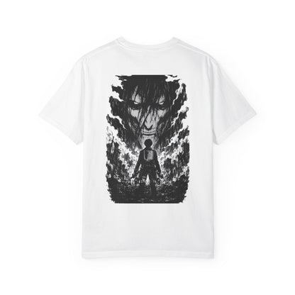 Attack on Titan Scout Regiment Tee — Eren vs Colossal Back Graphic T-Shirt