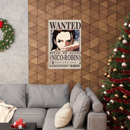 WANTED Nico Robin Poster — Anime Wanted Poster Matte Print