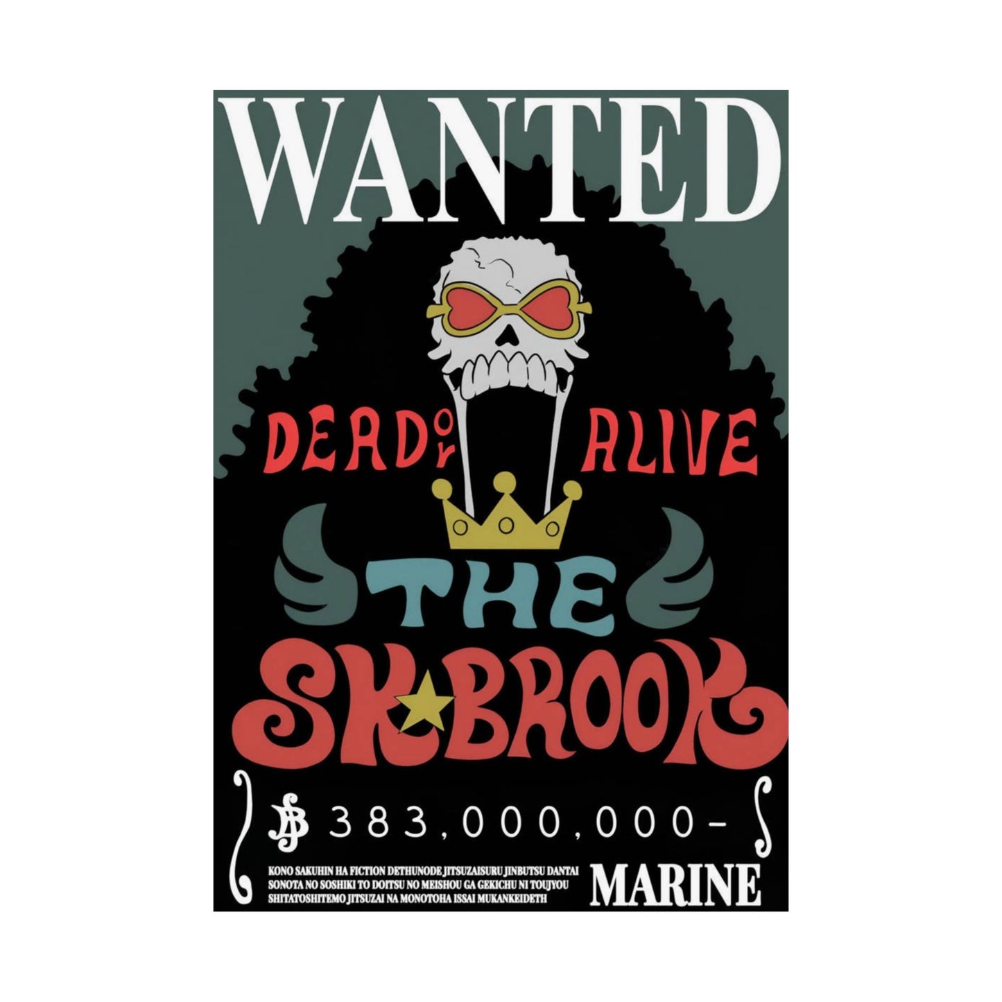 Wanted 'Soul King' Poster