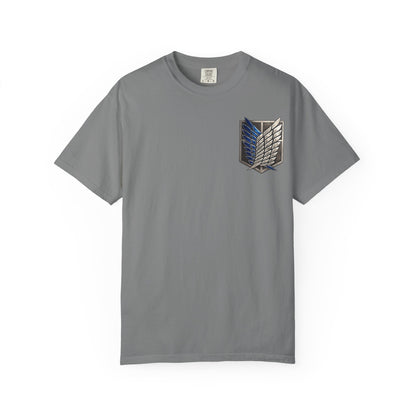 Attack on Titan Scout Regiment Tee — Eren vs Colossal Back Graphic T-Shirt