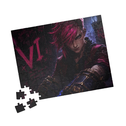 Vi Arcane Dark Cyberpunk Character Jigsaw Puzzle — 110/252/520-Piece