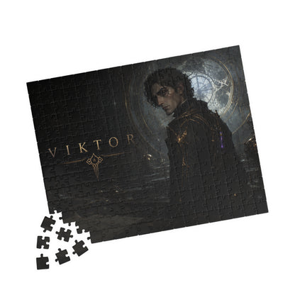 Viktor Arcane Dark Fantasy Puzzle — Gothic Portrait Jigsaw (110–520 pcs)