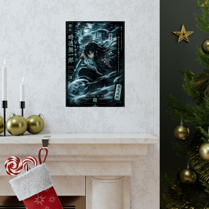Muichiro Tokito Mist Hashira Matte Vertical Poster | Demon Slayer Wall Art