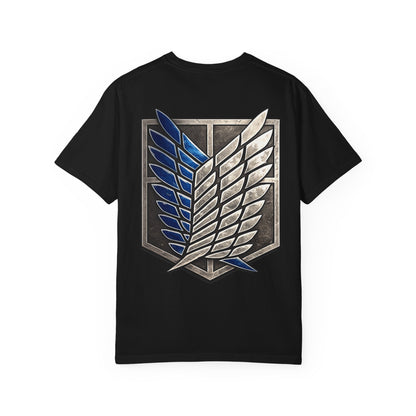 Scout Regiment T-Shirt — Wings of Freedom Military Emblem Tee