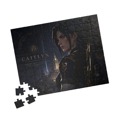 Caitlyn Arcane Steampunk Sniper Jigsaw Puzzle — 110/252/520-Piece Collectible
