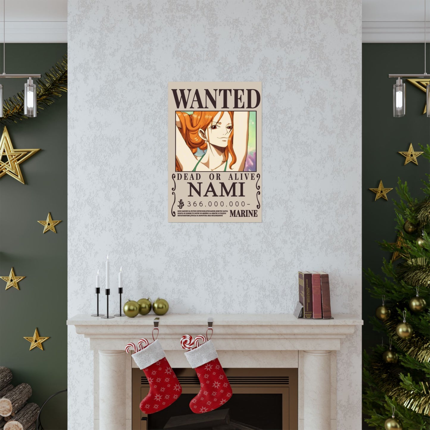 Wanted Poster Poster — "WANTED: NAMI" Anime Vertical Matte Print