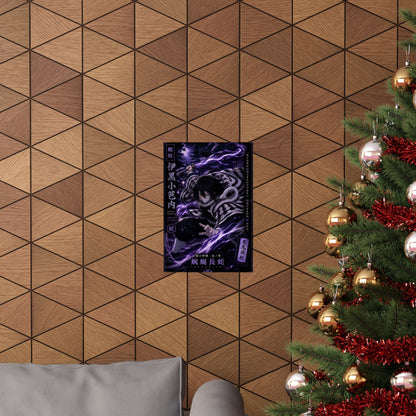 Matte Poster — Dark Anime Snake Spirit Design (Vertical)