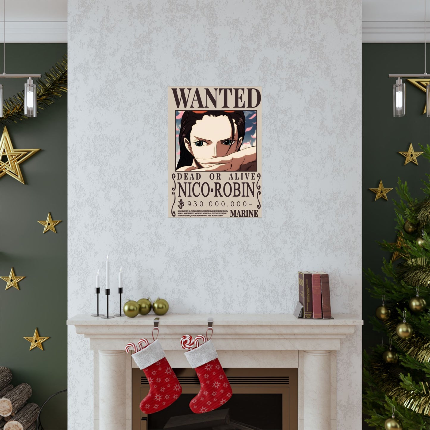 WANTED Nico Robin Poster — Anime Wanted Poster Matte Print