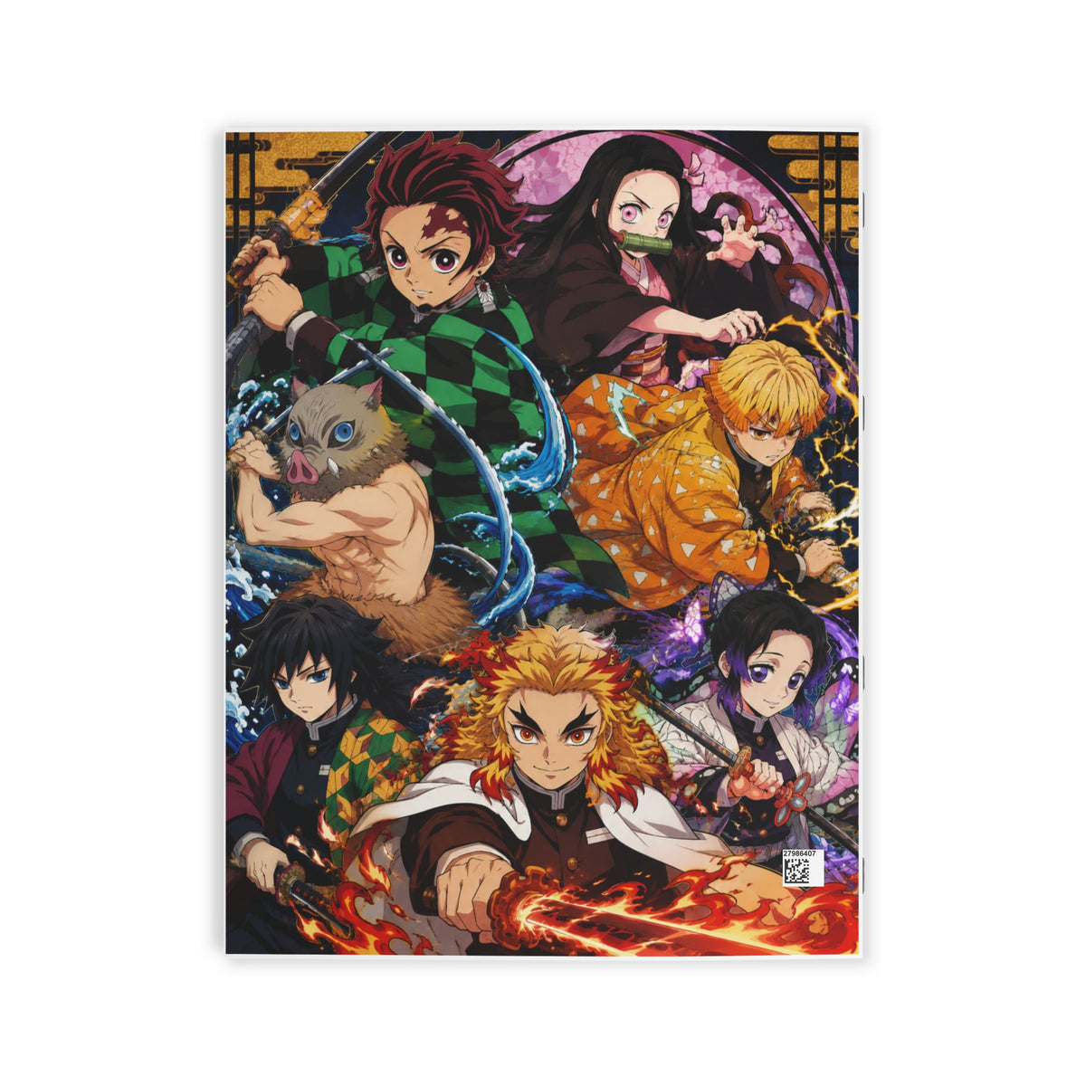 Demon Slayer Anime Coloring Book — Demon Slayer Heroes Illustrated Coloring Book