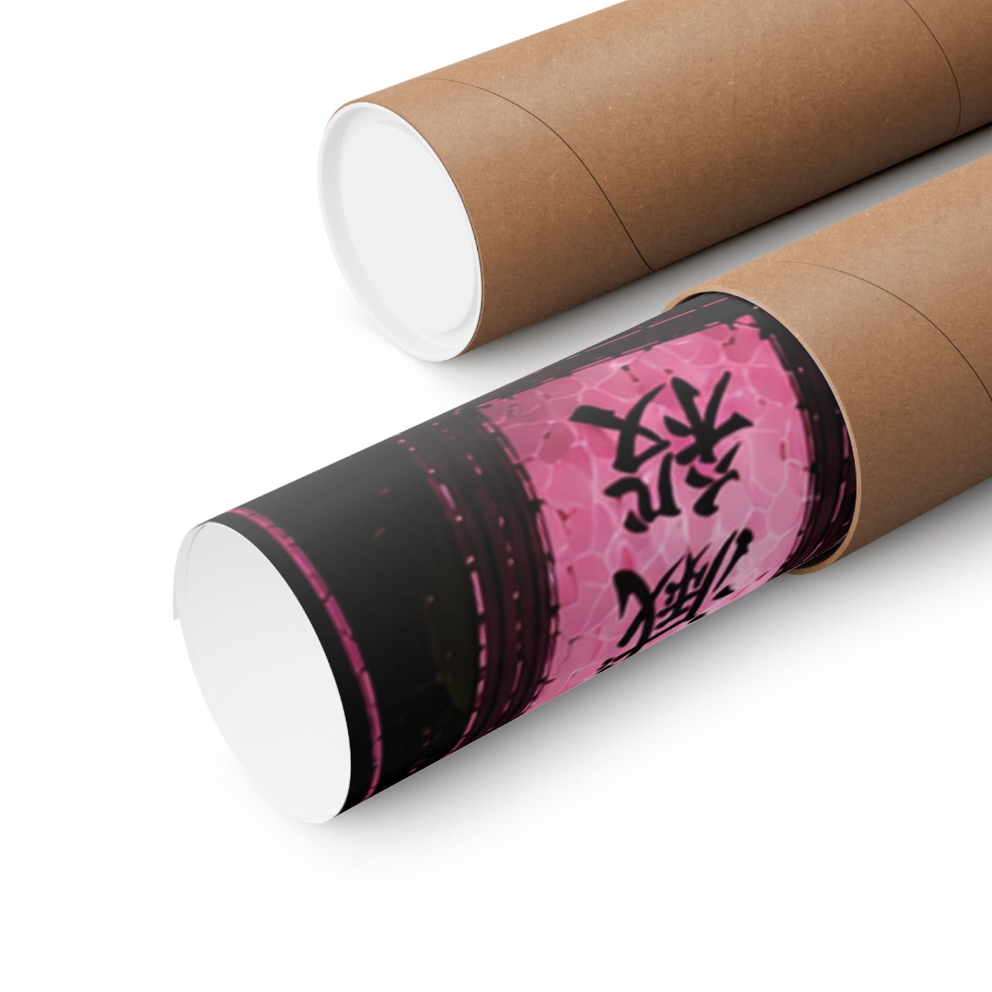 Demon Slayer Mitsuri Kanroji Matte Vertical Poster — Pink Sakura Anime Wall Art
