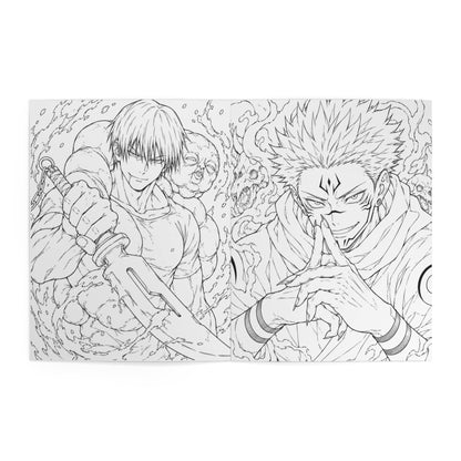 JJK Anime Coloring Book — Jujutsu Kaisen Characters Art Book