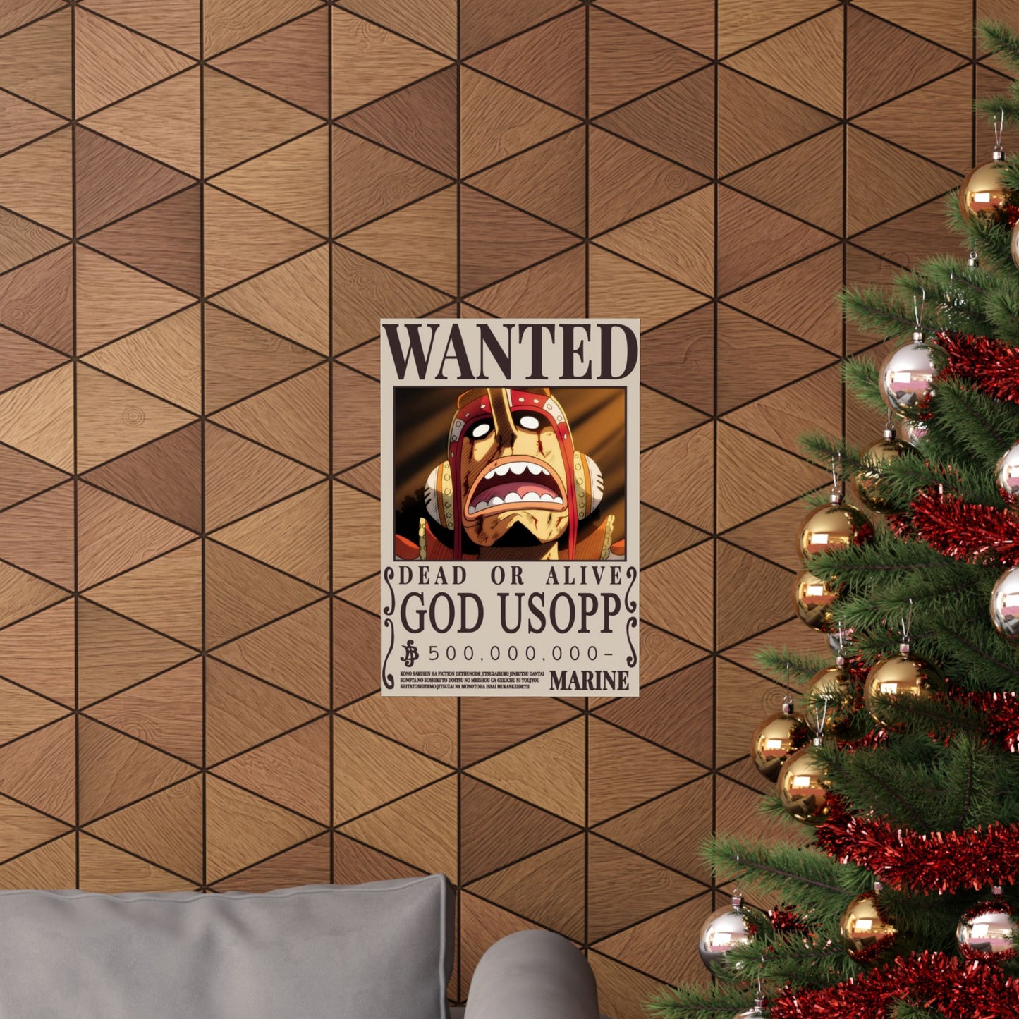 Wanted "God Usopp" Matte Poster — One Piece Wanted Poster Wall Art