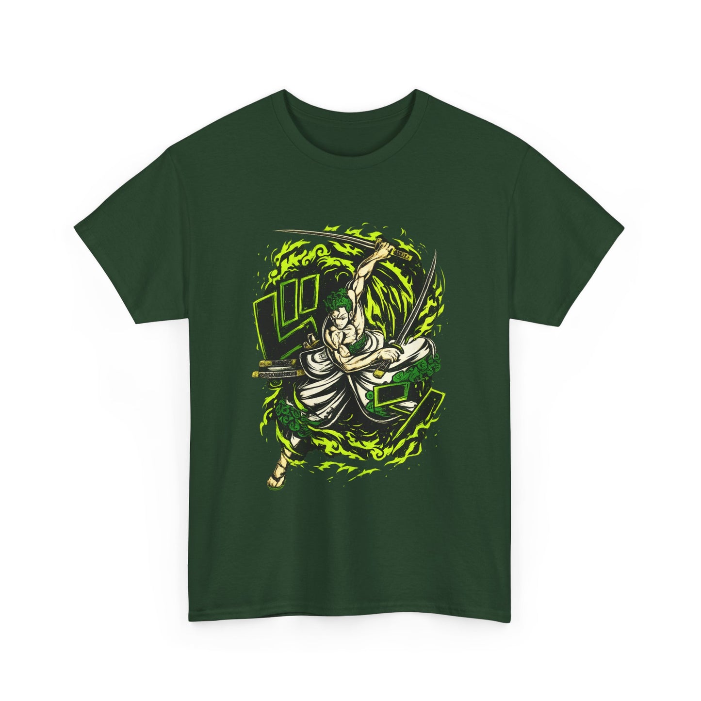 Zoro One Piece Tee — Zoro Anime Storm T-Shirt