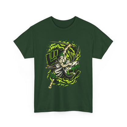 Zoro One Piece Tee — Zoro Anime Storm T-Shirt