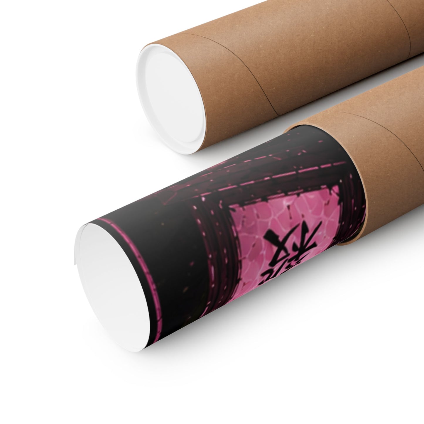 Demon Slayer Mitsuri Kanroji Matte Vertical Poster — Pink Sakura Anime Wall Art