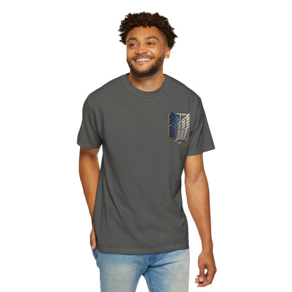 Attack on Titan Scout Regiment Tee — Eren vs Colossal Back Graphic T-Shirt
