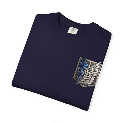 Attack on Titan Scout Regiment Tee — Eren vs Colossal Back Graphic T-Shirt