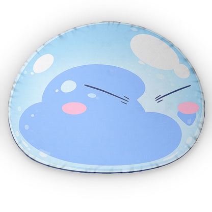 Slime Cute Blue Cloud Shaped Pillow — Kawaii Nursery Accent Cushion