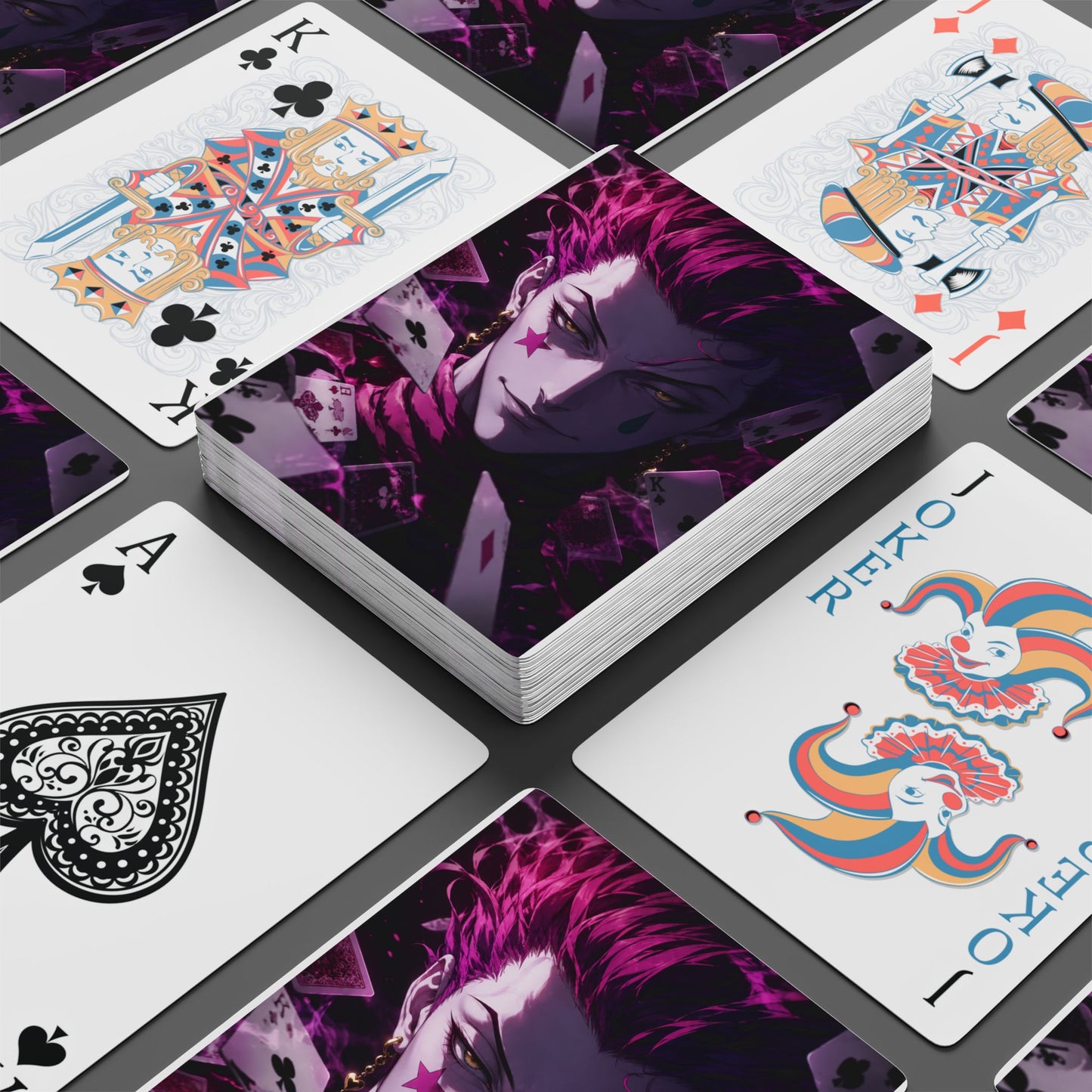 Anime Villain Poker Playing Cards – Dark Aesthetic Collectible Card Deck