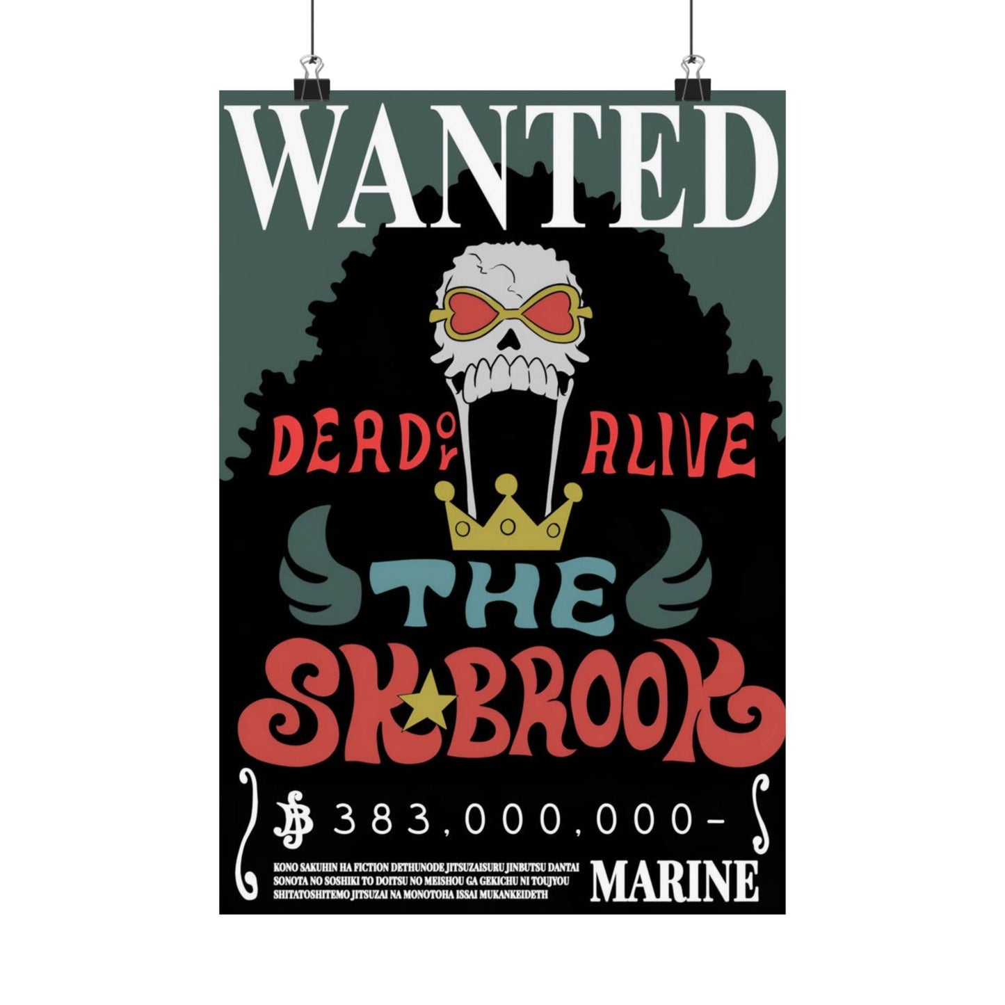 Wanted 'Soul King' Poster