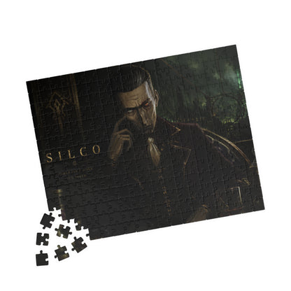 Silco Arcane Dark Gentleman Portrait Puzzle — Moody Noir 252–520 Piece Jigsaw