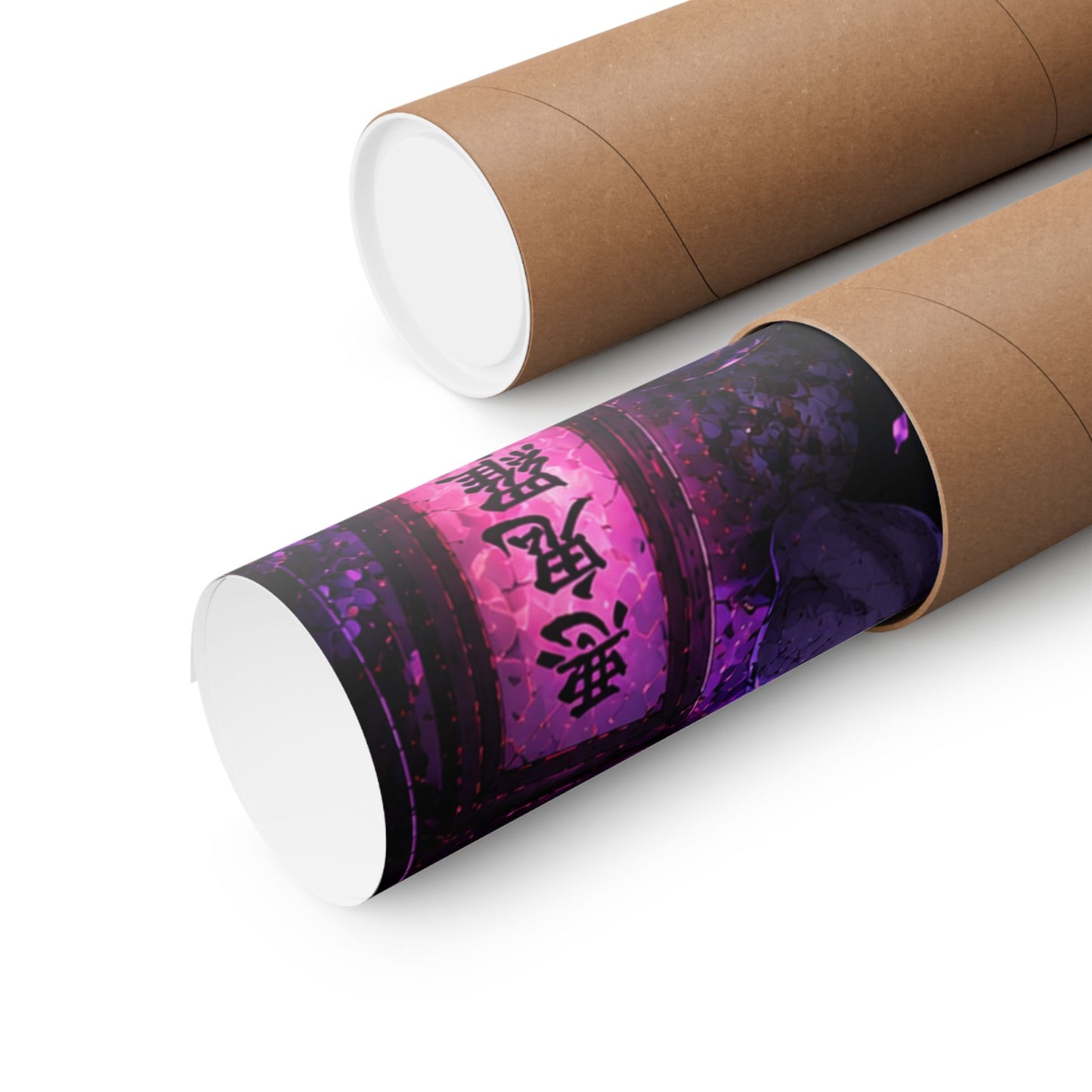 Demon Moon Matte Poster — Gothic Anime Vertical Wall Art