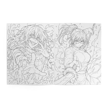 JJK Anime Coloring Book — Jujutsu Kaisen Characters Art Book