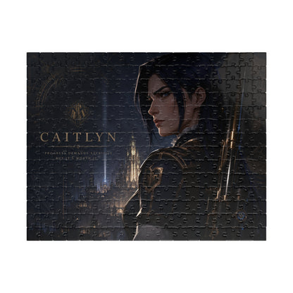 Caitlyn Arcane Steampunk Sniper Jigsaw Puzzle — 110/252/520-Piece Collectible