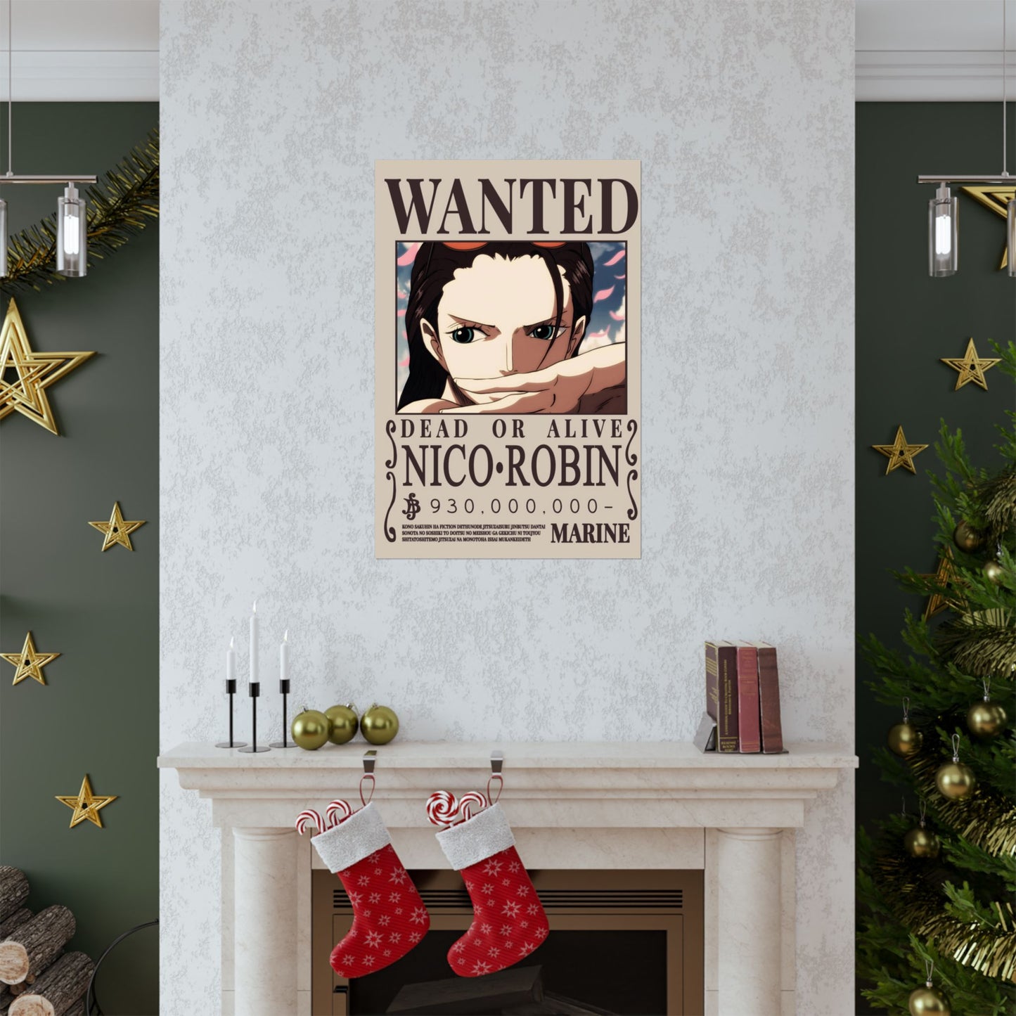 WANTED Nico Robin Poster — Anime Wanted Poster Matte Print