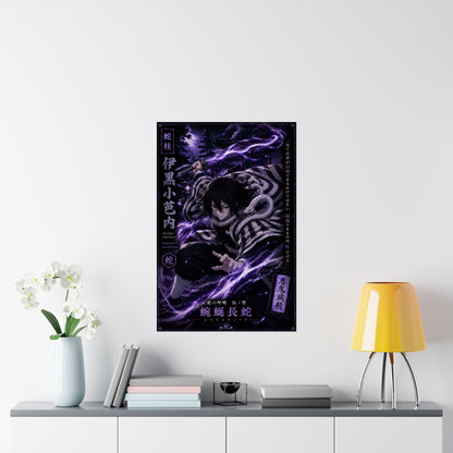Matte Poster — Dark Anime Snake Spirit Design (Vertical)