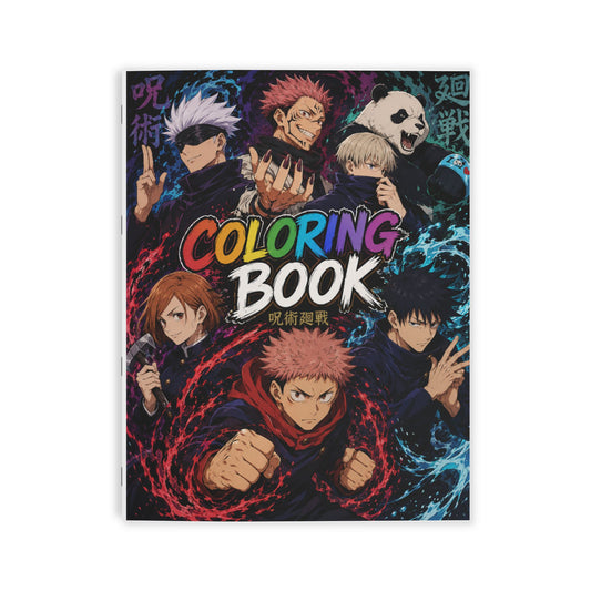 JJK Anime Coloring Book — Jujutsu Kaisen Characters Art Book