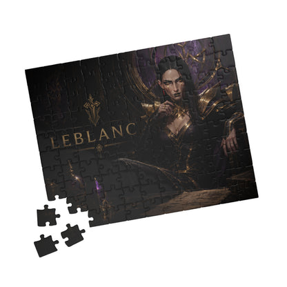 Leblanc Arcane Dark Sorceress Puzzle — Fantasy Portrait Jigsaw (110/252/520/1014 pcs)