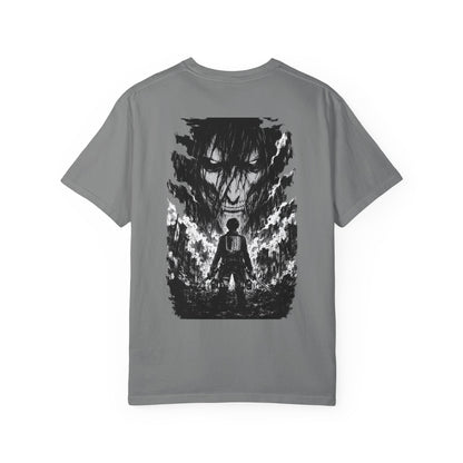 Attack on Titan Scout Regiment Tee — Eren vs Colossal Back Graphic T-Shirt