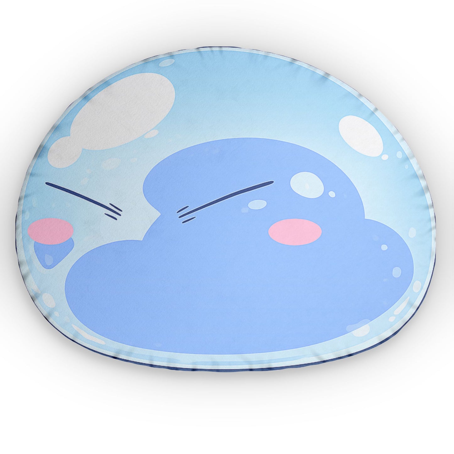 Slime Cute Blue Cloud Shaped Pillow — Kawaii Nursery Accent Cushion