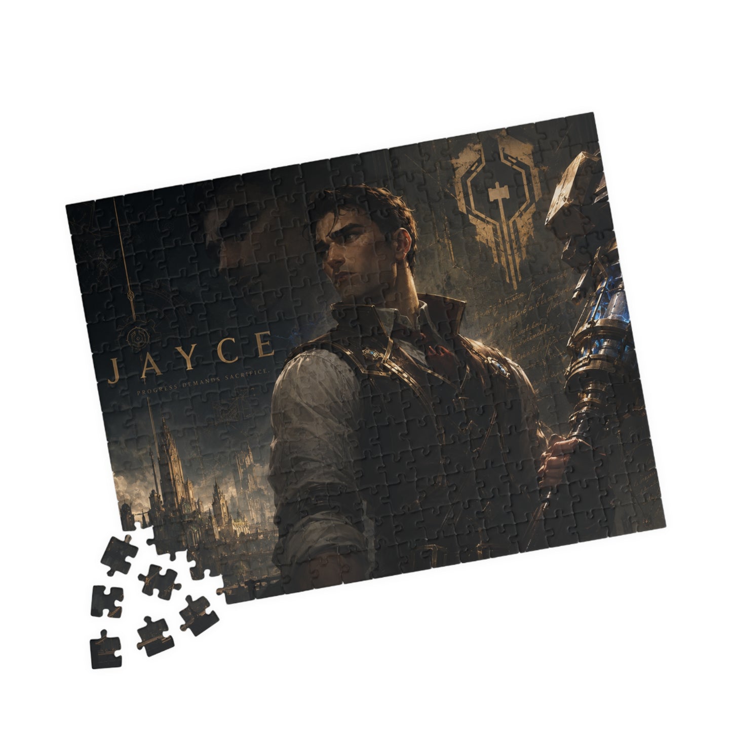 Jayce Arcane Fantasy Character Jigsaw Puzzle — High-Detail 110/252/520pc