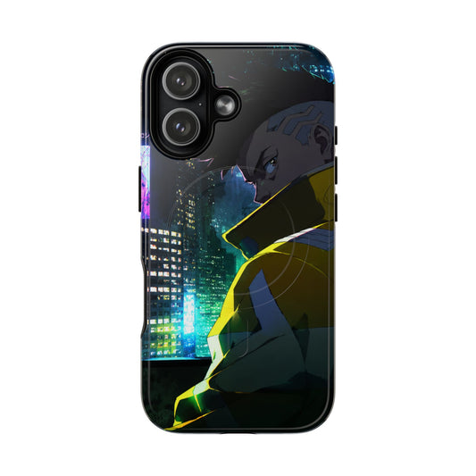 Cyberpunk Anime Cityscape Tough Magnetic Phone Case