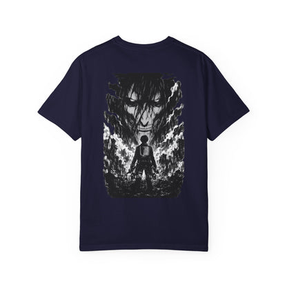 Attack on Titan Scout Regiment Tee — Eren vs Colossal Back Graphic T-Shirt