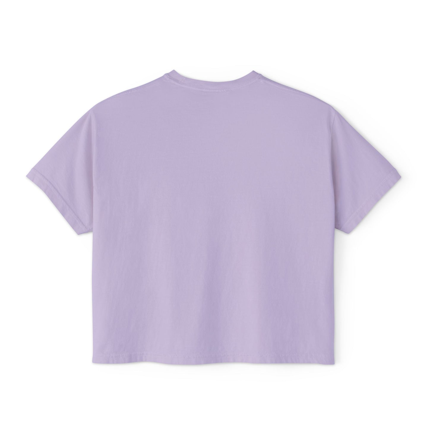Anime Elf Portrait Boxy Tee — White Women’s Cropped Graphic Shirt