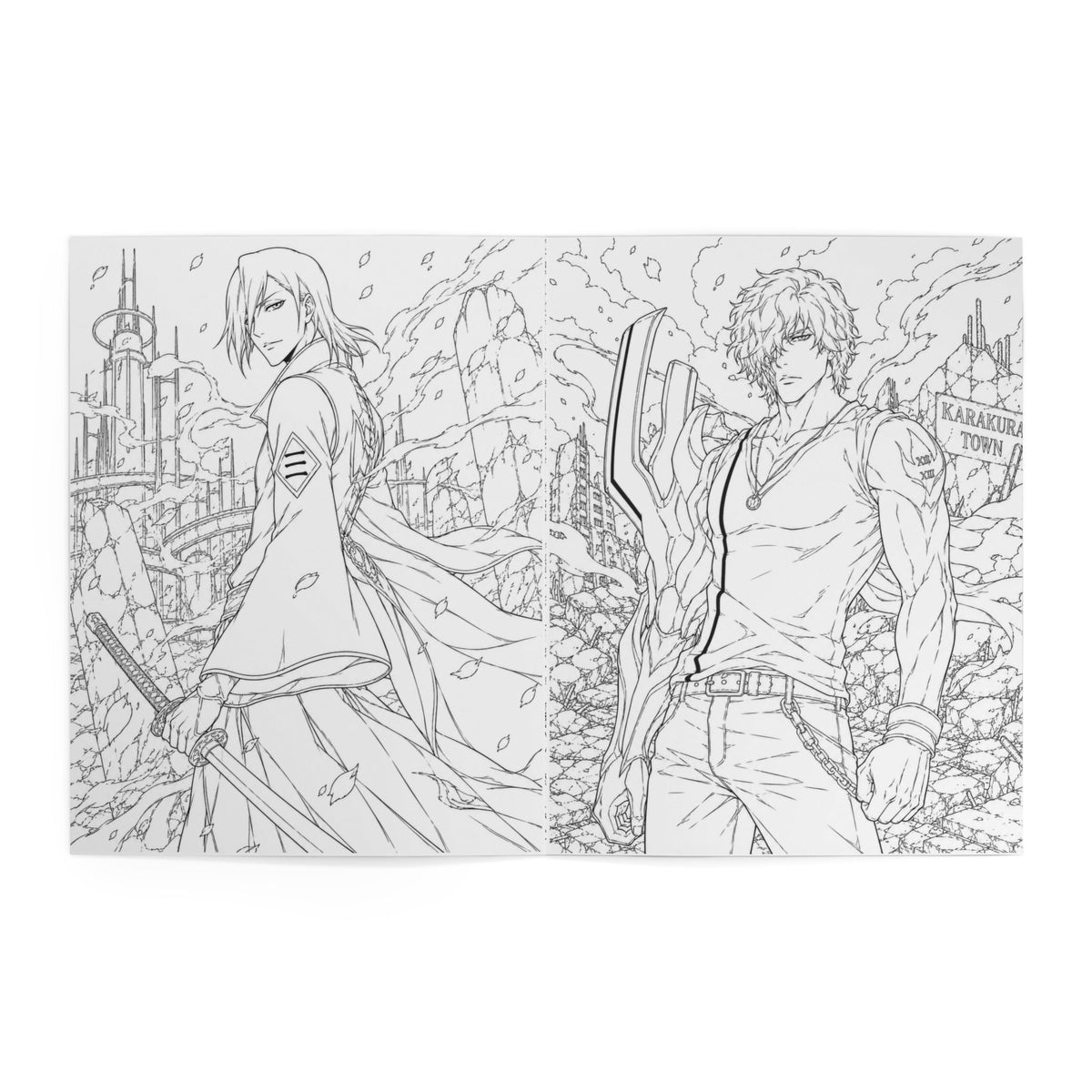 Bleach Anime Coloring Book – Shonen Action Character Art