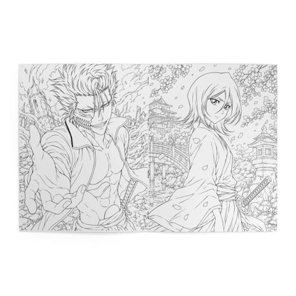 Bleach Anime Coloring Book – Shonen Action Character Art