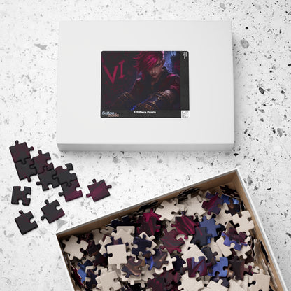 Vi Arcane Dark Cyberpunk Character Jigsaw Puzzle — 110/252/520-Piece