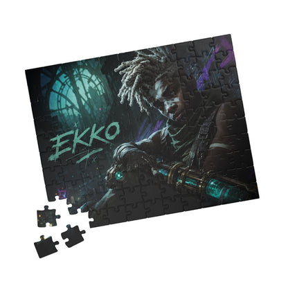 Ekko Arcane Neon Night Jigsaw Puzzle — League-Inspired 110–520 Piece