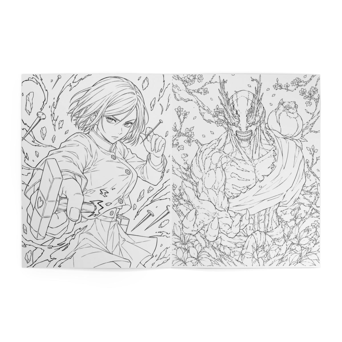 JJK Anime Coloring Book — Jujutsu Kaisen Characters Art Book